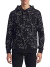 NEIL BARRETT Intricate Print Hoodie