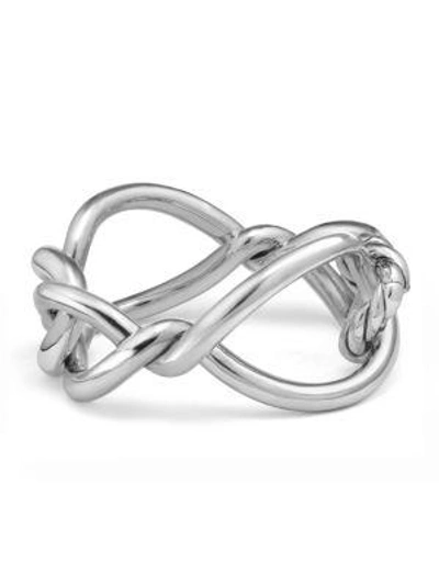 Shop David Yurman Continuance Bold Bracelet In Silver