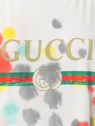 Shop Gucci Logo Print T-shirt