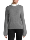 Joie Affie Wool & Cashmere Sweater In Medium Heather Gray