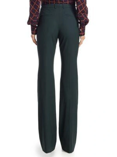 Shop Theory Demitria Flared Pants In Dark Billiard