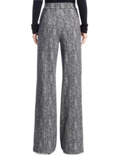 Shop Theory Talbert Wide-leg Printed Pants In Deep Navy Multi