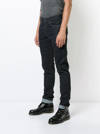 Shop Rrl Slim Fit Jeans In Dark Rinse