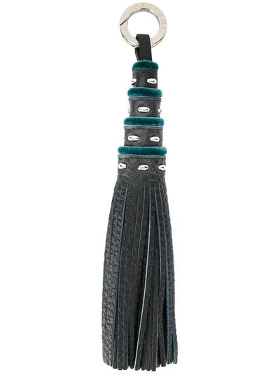 Shop Orciani Tassel Charm In Black