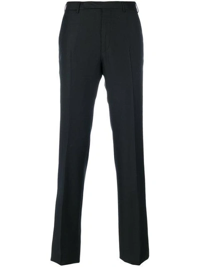 Shop Ermenegildo Zegna Skinny Trousers - Black