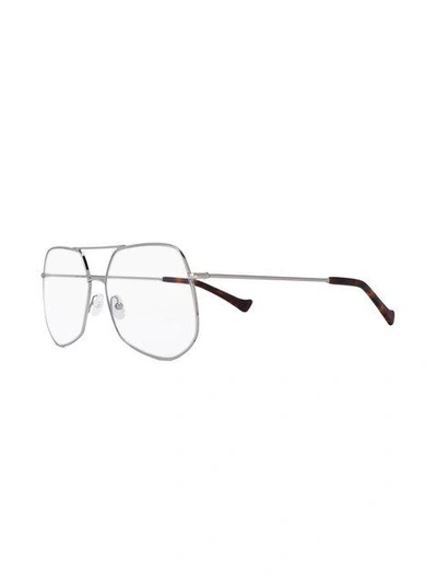 Shop Grey Ant Mesh Aviator Optical Glasses
