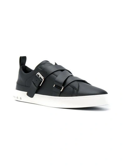 Shop Valentino Garavani V-punk Sneakers In Black