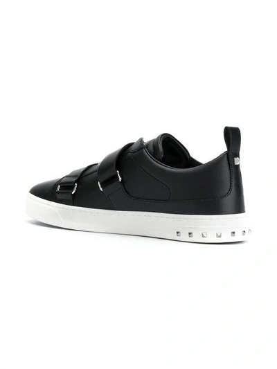 Shop Valentino Garavani V-punk Sneakers In Black