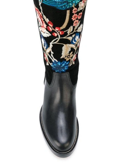 Shop Etro Embroidered Boots