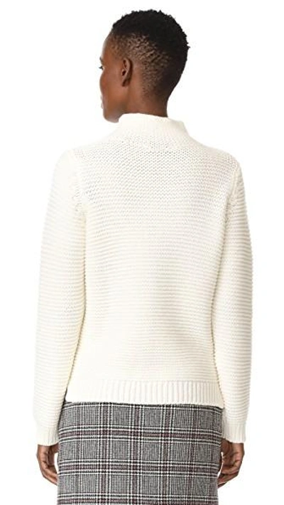Shop Apc Seldovia Turtleneck Sweater In Blanc Casse