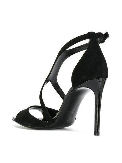 Shop Lanvin Strap Sandals - Black