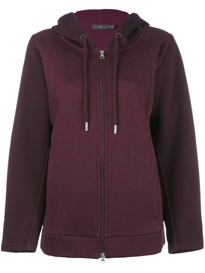 Adidas By Stella Mccartney Essentials连帽衫 In Burgandy