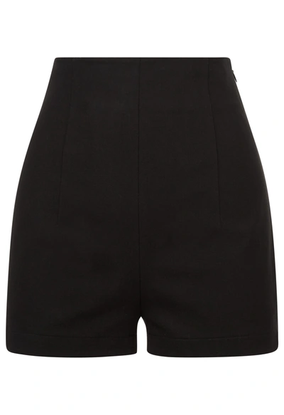 La Perla Essentials Cotton High Waist Shorts - Black