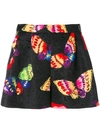 BOUTIQUE MOSCHINO BOUTIQUE MOSCHINO BUTTERFLY PRINT BROCADE SHORTS - BLACK,J0303585212236773