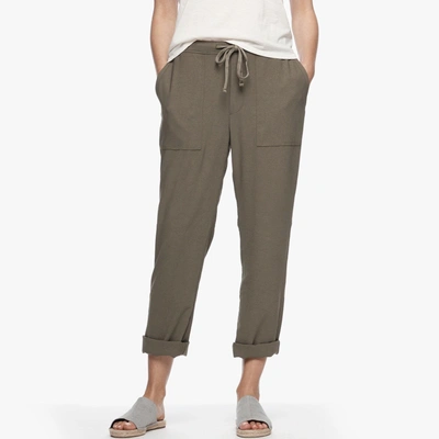 James Perse Double Layer Utility Pant In Marjoram