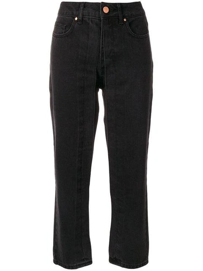 Shop Aalto Fixed Pleat Cropped Jeans