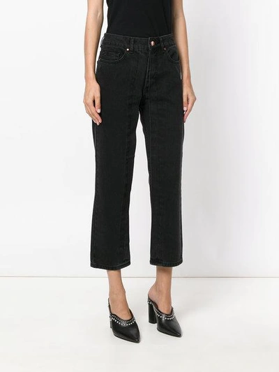 Shop Aalto Fixed Pleat Cropped Jeans