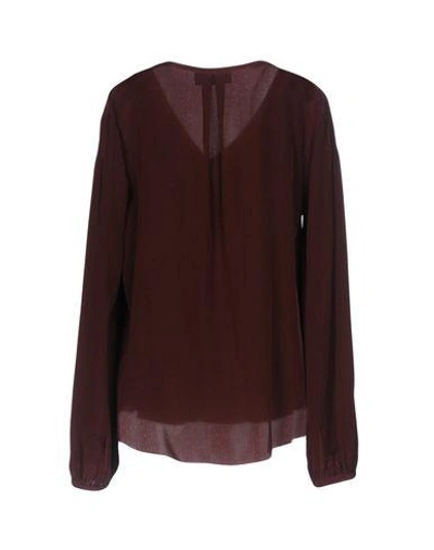 Shop 81 Hours Blouse In Maroon
