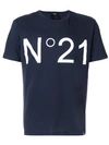 N°21 logo印花T恤,MACHINEWASH