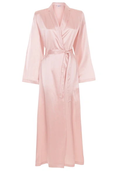 La Perla Silk Silk Satin Long Robe - Pink
