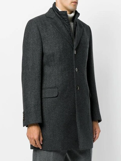 Shop Fay Single Breasted Coat - Grey