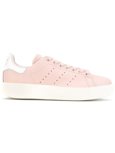 Shop Adidas Originals Stan Smith Bold Sneakers In Pink