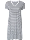 ALEXANDER WANG T striped T-shirt dress,4C276436B312215495