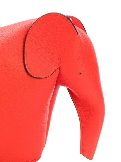Shop Loewe Elephant Mini Bag - Red