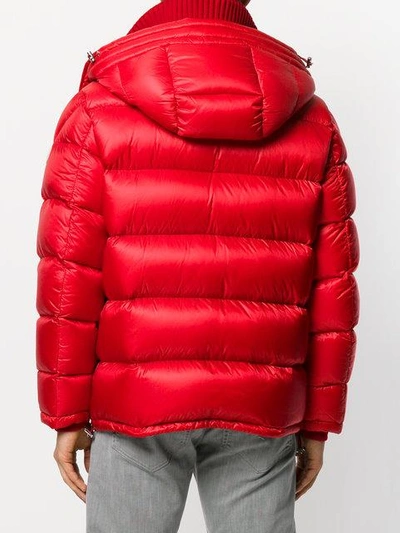 Shop Moncler Pascal Padded Jacket - Red