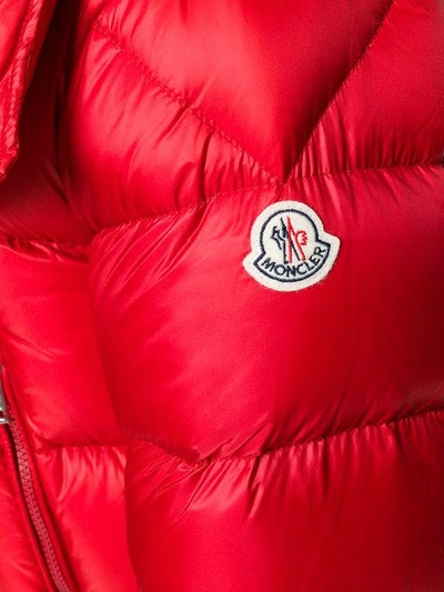 Shop Moncler Pascal Padded Jacket - Red