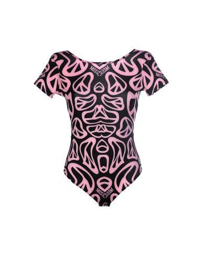 Shop Moschino Underwear Bodysuit In Pink