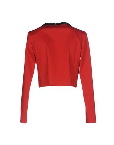 Shop Love Moschino Suit Jacket In Red