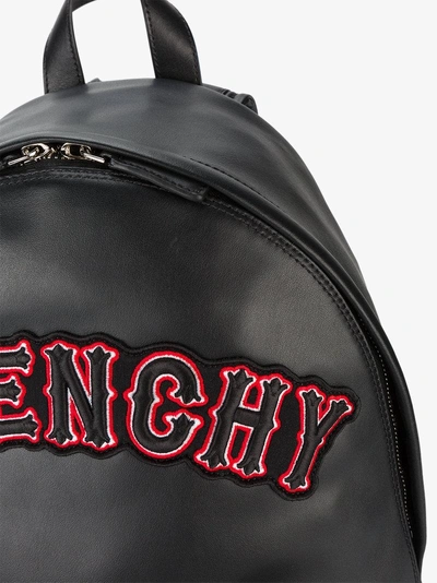 Shop Givenchy Small Logo Applique Backpack In Black