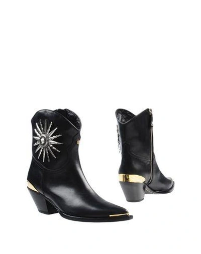 Shop Fausto Puglisi Ankle Boots In Black