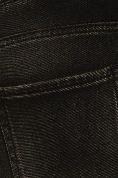 Shop Balmain Distressed Mid-rise Skinny Jeans
