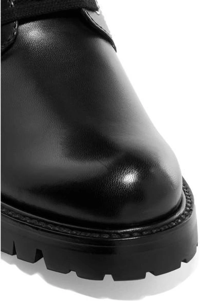 Shop René Caovilla Embellished Leather Ankle Boots