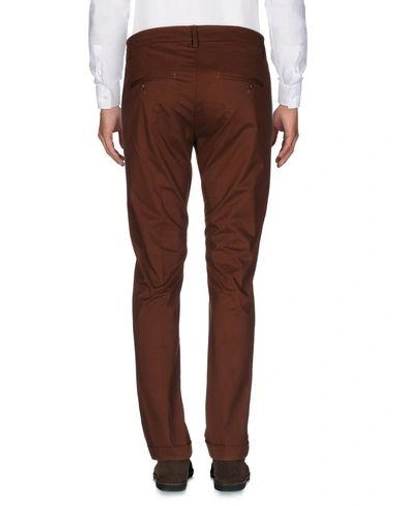 Shop Dondup Casual Pants In Cocoa
