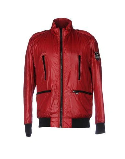 Shop Love Moschino Jackets In Red