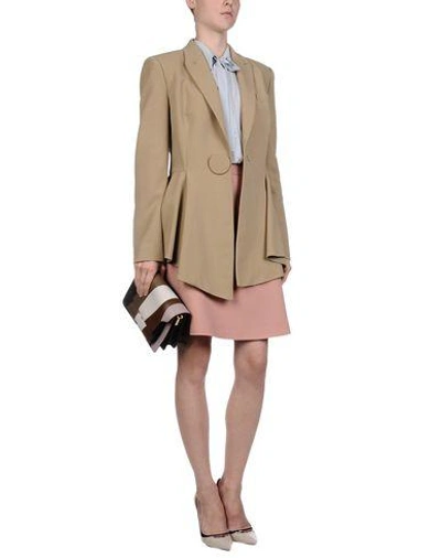 Shop Givenchy Suit Jackets In Beige