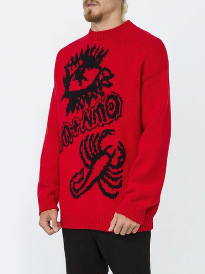 Shop Stella Mccartney Members Intarsia Knit