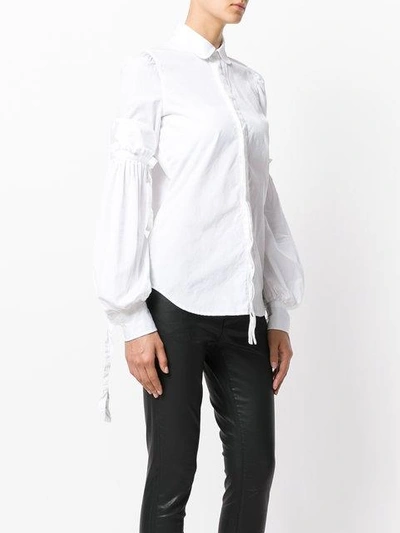 Shop Dsquared2 Balloon-sleeve Shirt - White