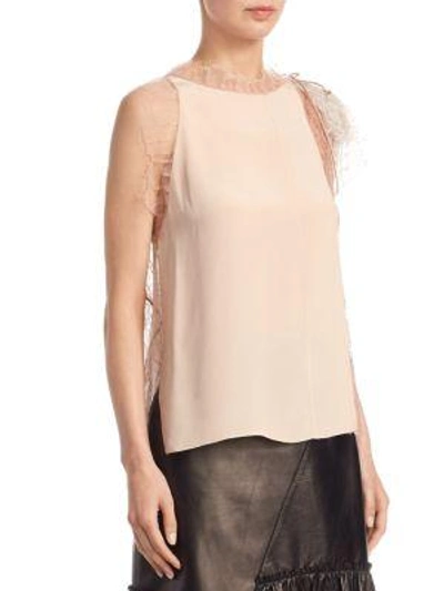Shop 3.1 Phillip Lim / フィリップ リム Lace Silk Top In Blush