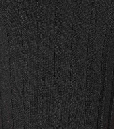 Shop Acne Studios Corina Merino Wool-blend Sweater In Black