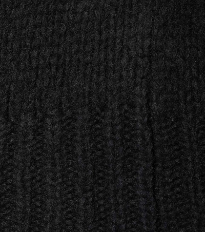 Shop Marni Alpaca-wool Cardign In Black