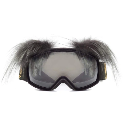 Fendi Fur-trimmed Ski Goggles