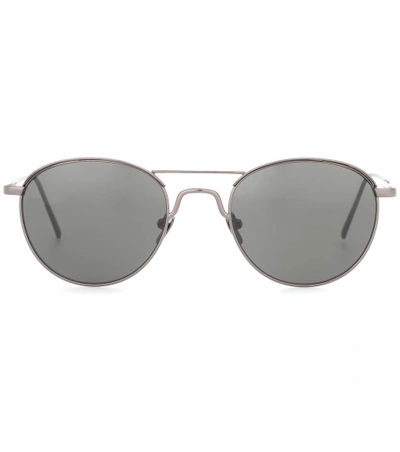 Linda Farrow Round Sunglasses In Grey