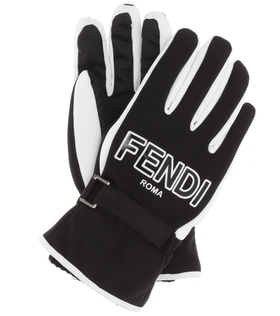 Shop Fendi Ski Gloves In Eero