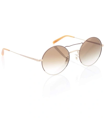 Shop Oliver Peoples Nickol Round Sunglasses