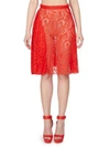 GIVENCHY Lace Knee Length Skirt