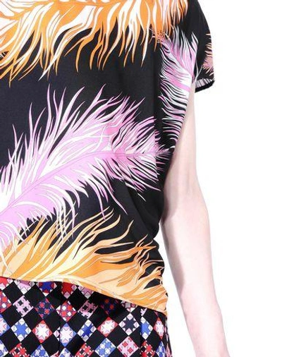 Shop Emilio Pucci T-shirt In Black